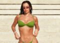 Stassie Karanikolaou’s Green Thong Bikini In Mexico: Photos –
